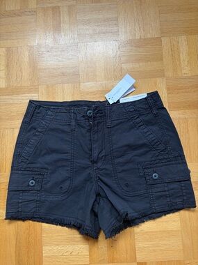 American Eagle Outfitters Black Cargo Shorts